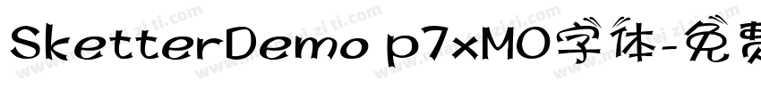 SketterDemo p7xMO字体字体转换